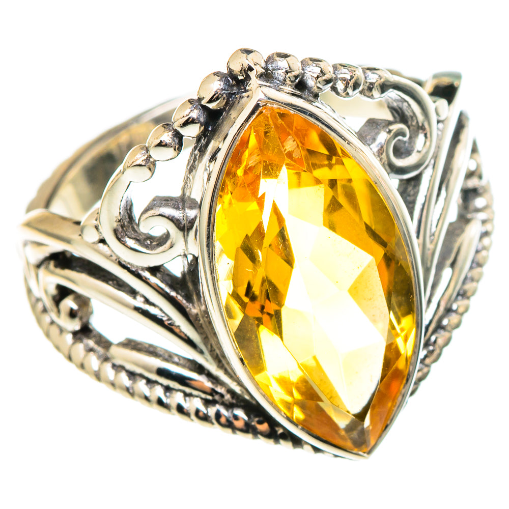 Citrine Rings handcrafted by Anasilvercos - RING97259