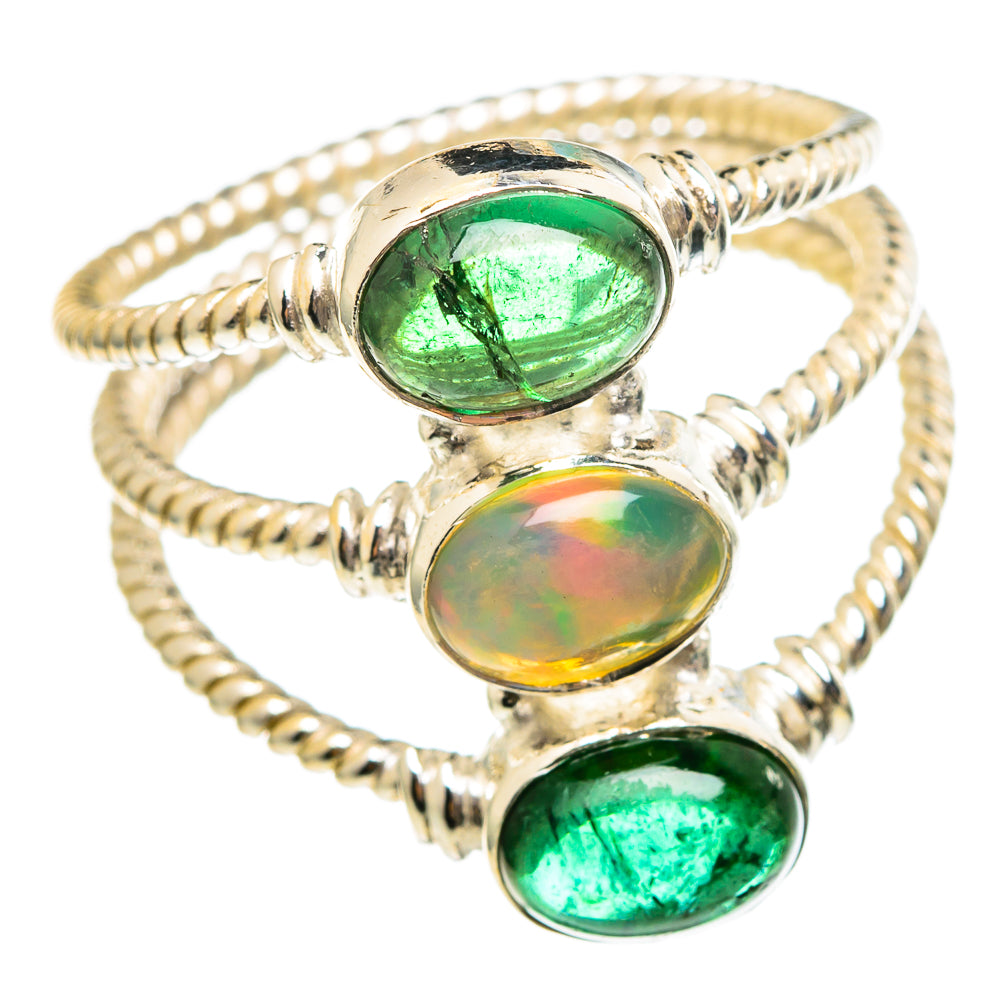 Ethiopian Opal Rings handcrafted by Anasilvercos - RING97276