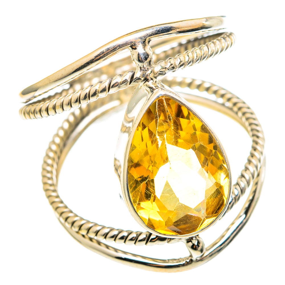 Citrine Rings handcrafted by Anasilvercos - RING97288