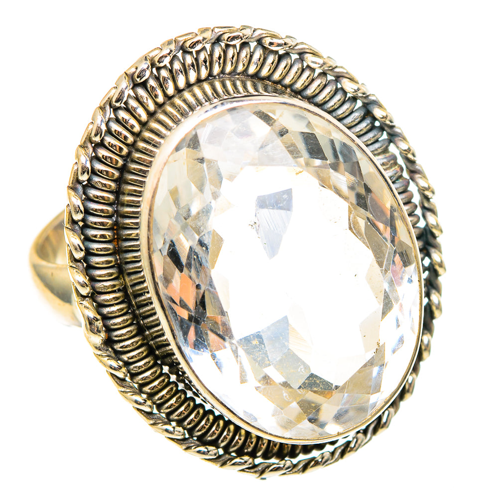 White Quartz Rings handcrafted by Anasilvercos - RING97302