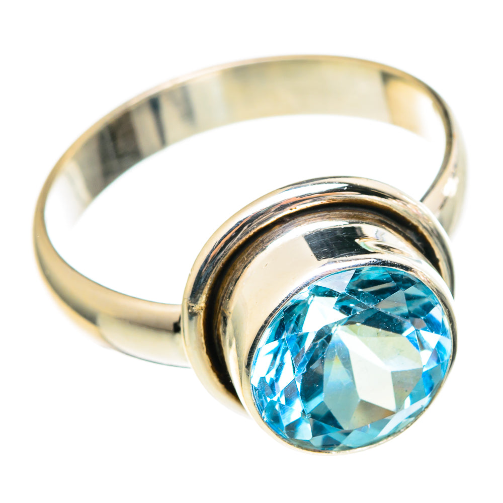 Blue Topaz Rings handcrafted by Anasilvercos - RING97339
