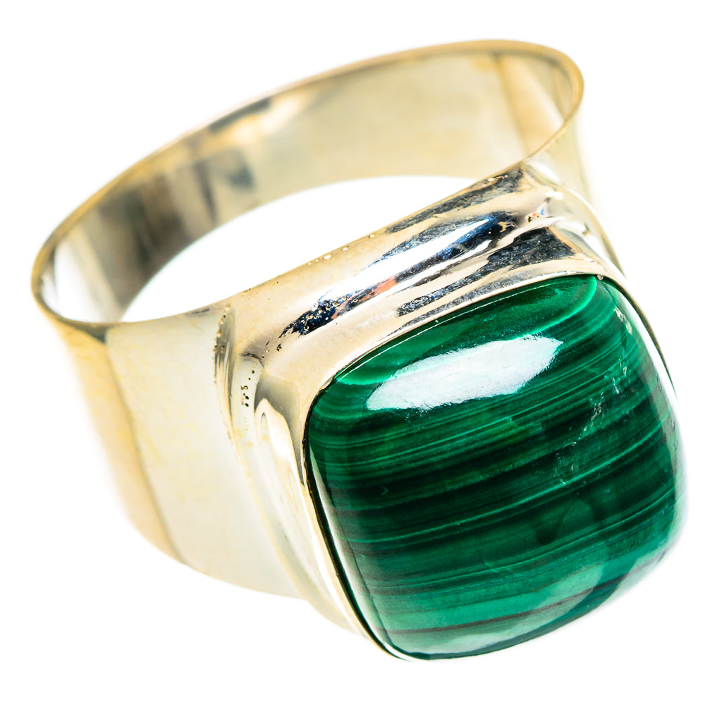 Malachite Rings handcrafted by Anasilvercos - RING97348