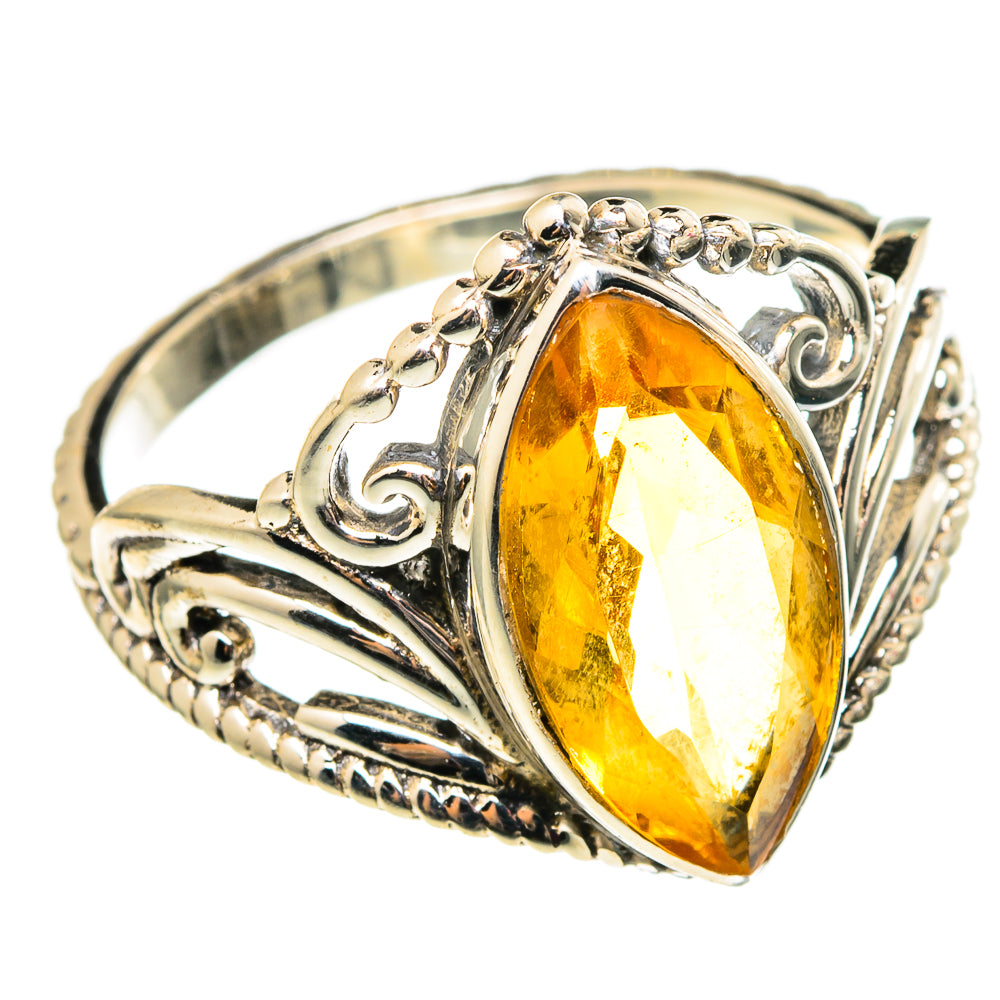 Citrine Rings handcrafted by Anasilvercos - RING97351