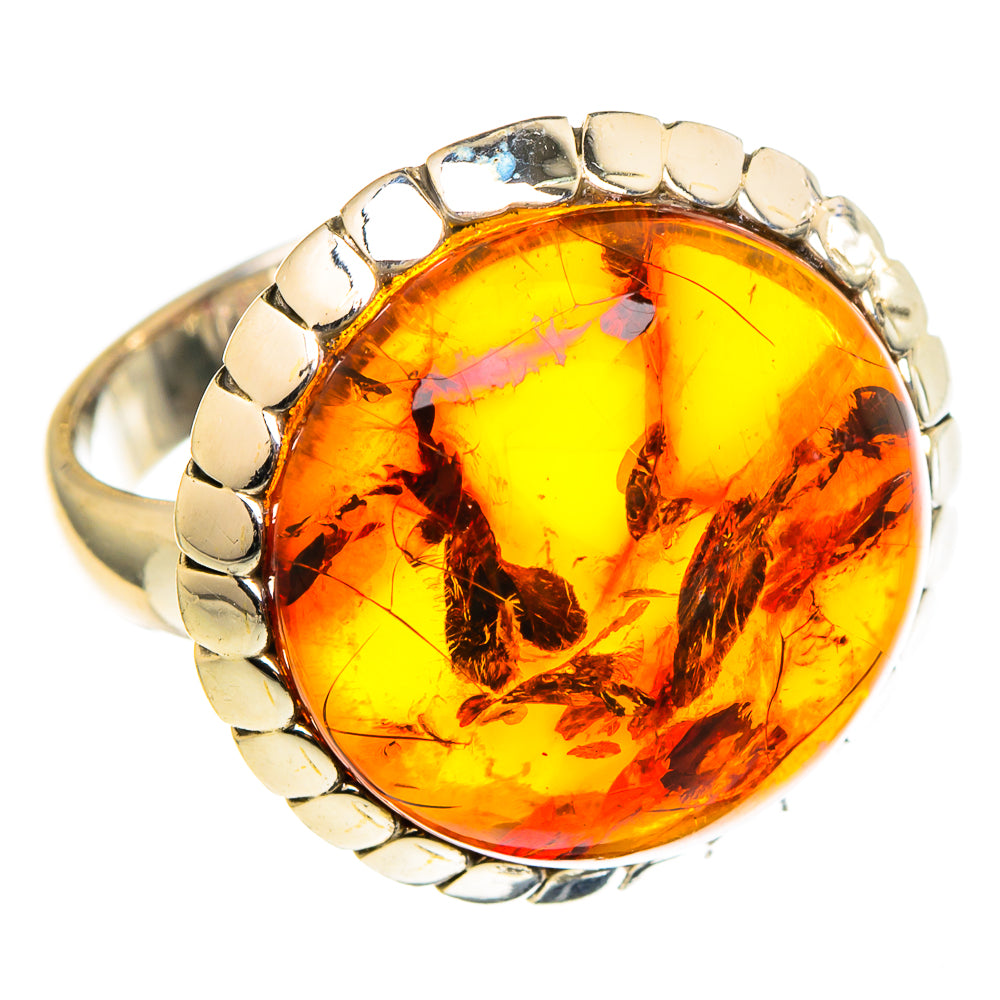 Baltic Amber Rings handcrafted by Anasilvercos - RING97353
