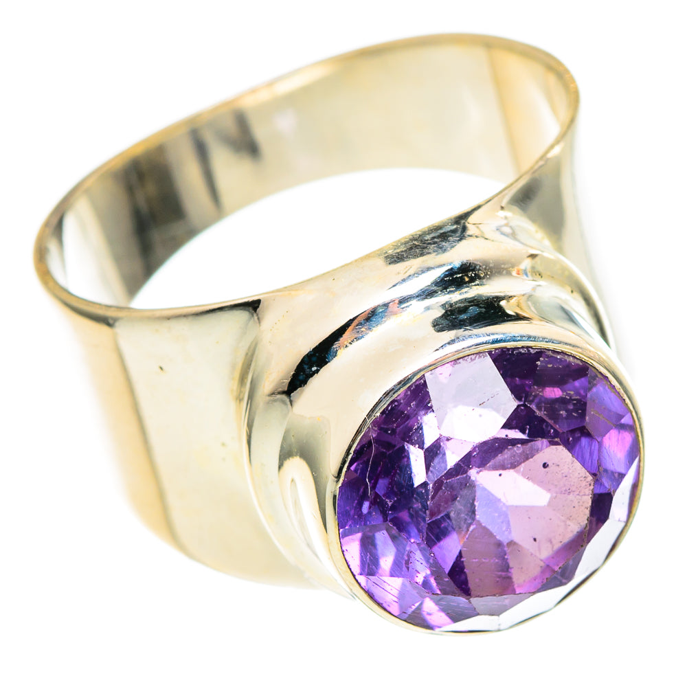 Color Change Alexandrite (lab.) Rings handcrafted by Anasilvercos - RING97361