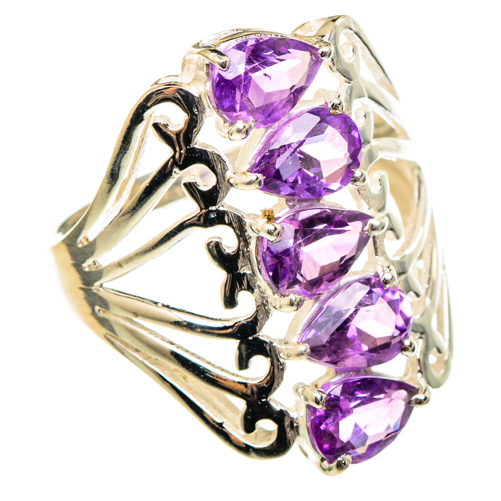 Amethyst Rings handcrafted by Anasilvercos - RING97362
