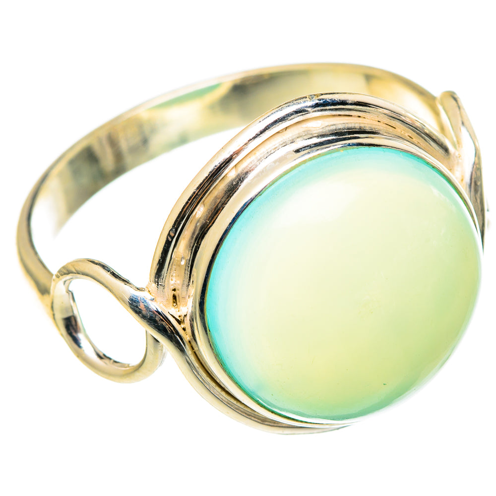Aqua Chalcedony Rings handcrafted by Anasilvercos - RING97260