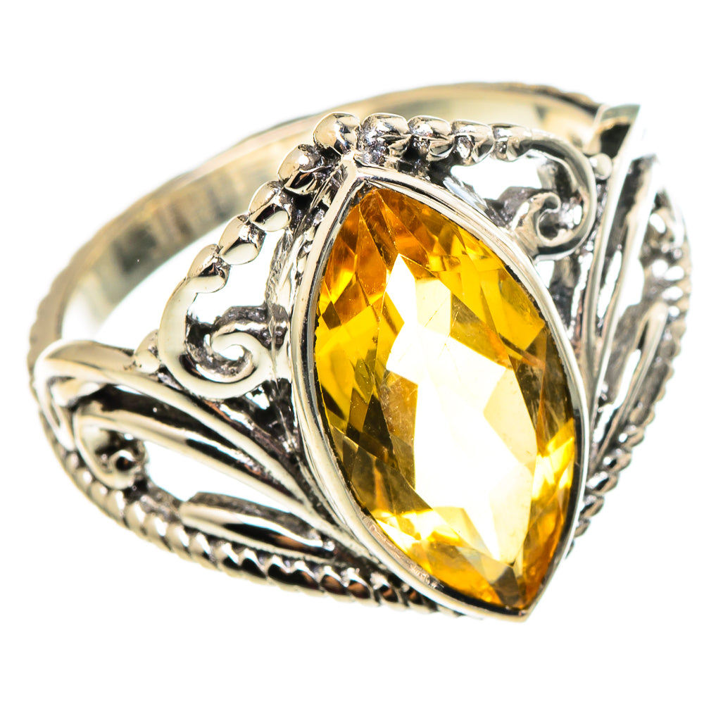 Citrine Rings handcrafted by Anasilvercos - RING97267