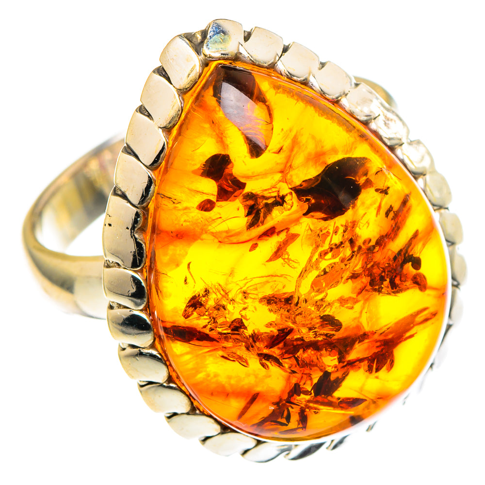 Baltic Amber Rings handcrafted by Anasilvercos - RING97268