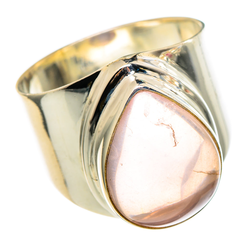 Rose Quartz Rings handcrafted by Anasilvercos - RING97270