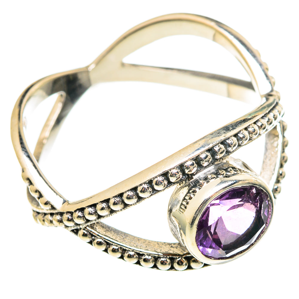 Amethyst Rings handcrafted by Anasilvercos - RING97277