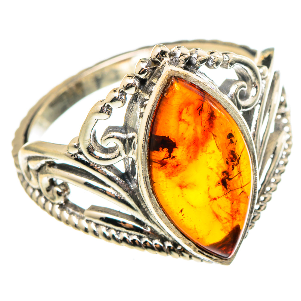 Baltic Amber Rings handcrafted by Anasilvercos - RING97296