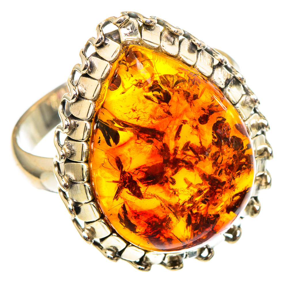 Baltic Amber Rings handcrafted by Anasilvercos - RING97323