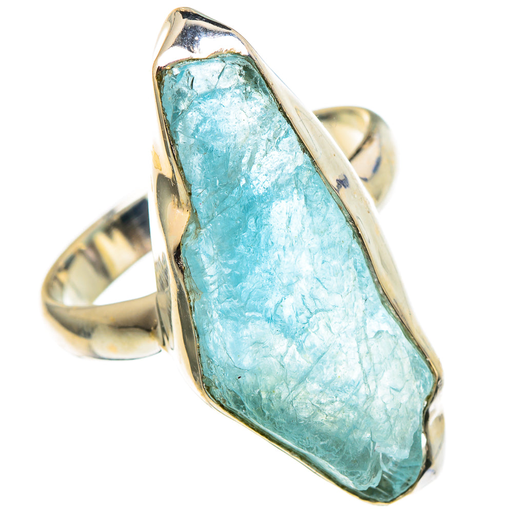 Aquamarine Rings handcrafted by Anasilvercos - RING97332