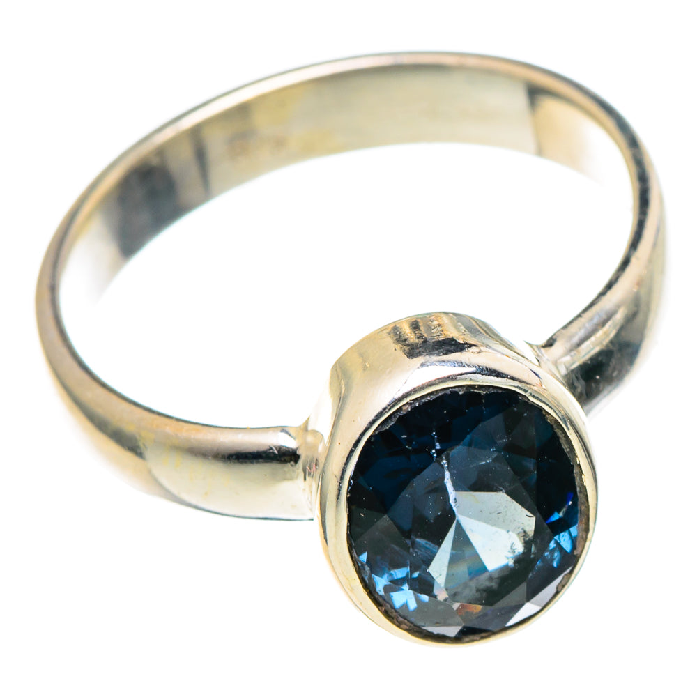 Blue Spinel Rings handcrafted by Anasilvercos - RING97374