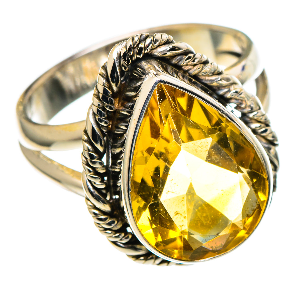 Citrine Rings handcrafted by Anasilvercos - RING97384