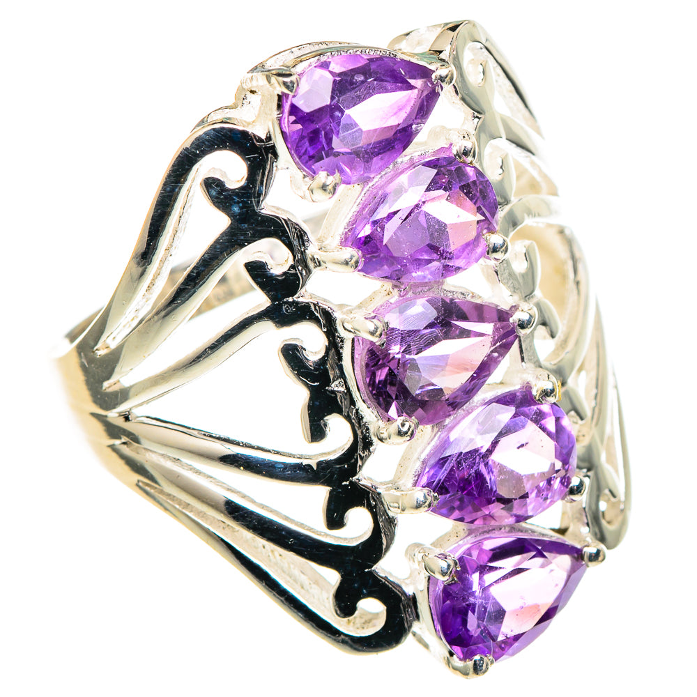 Amethyst Rings handcrafted by Anasilvercos - RING97393