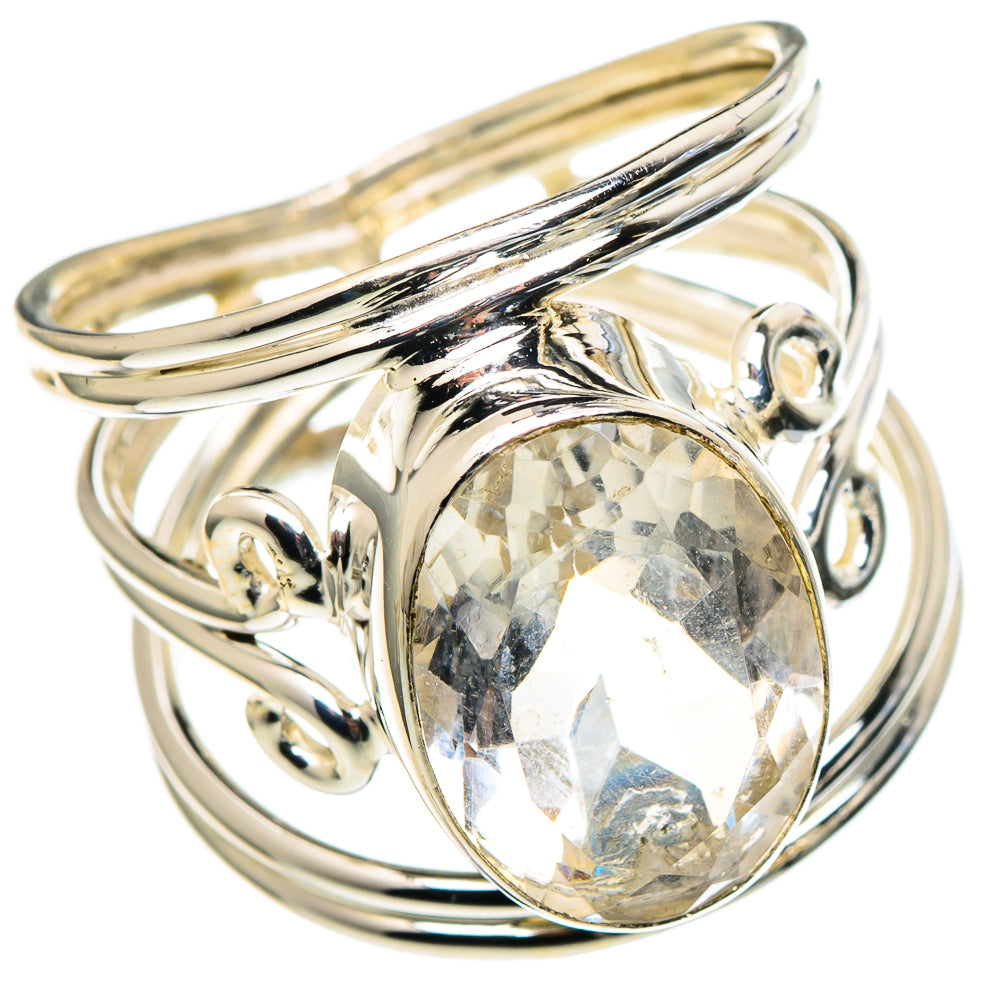 White Quartz Rings handcrafted by Anasilvercos - RING97396
