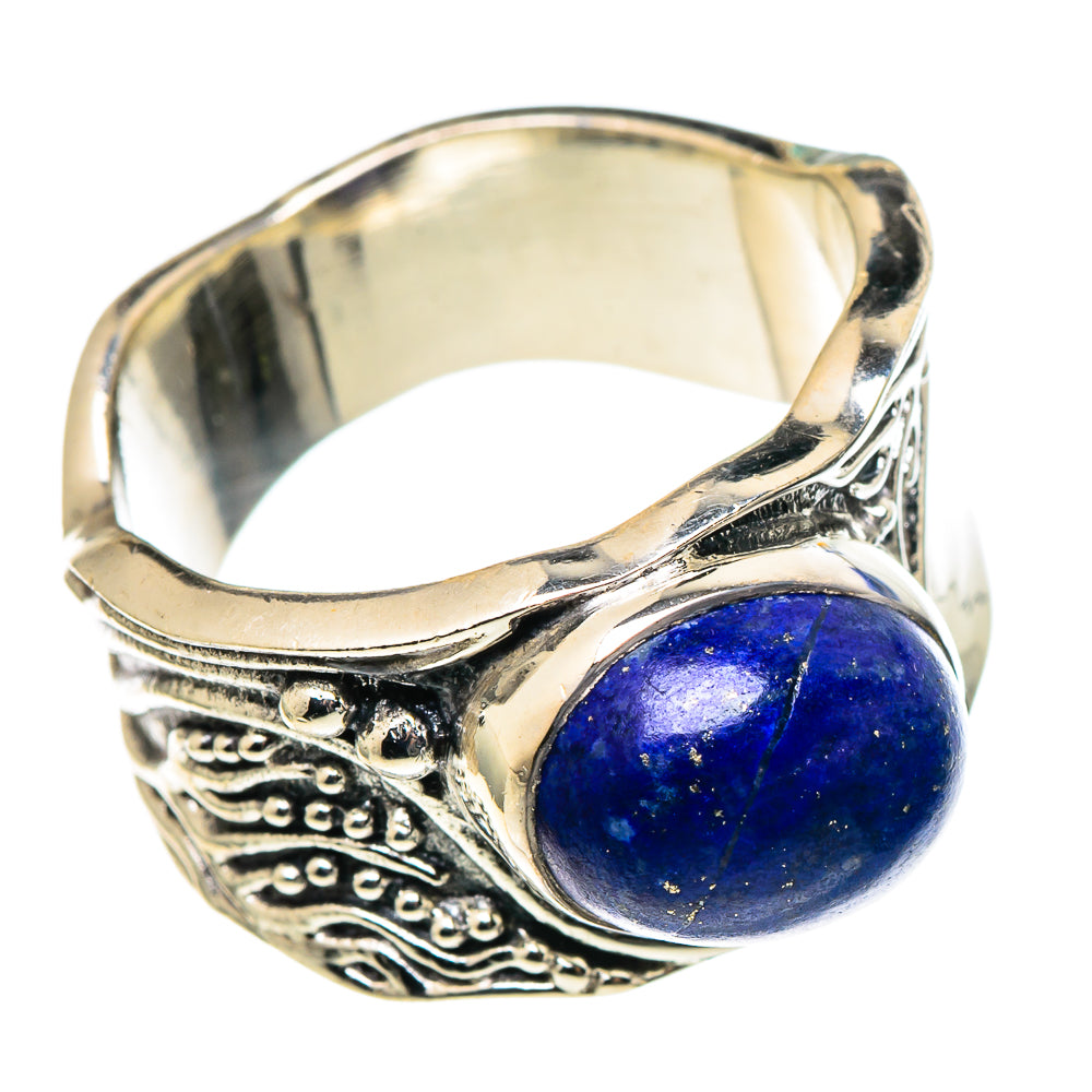 Lapis Lazuli Rings handcrafted by Anasilvercos - RING97405 - Photo 2