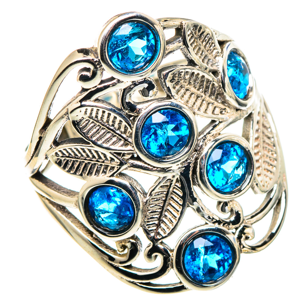 Blue Quartz Rings handcrafted by Anasilvercos - RING97407