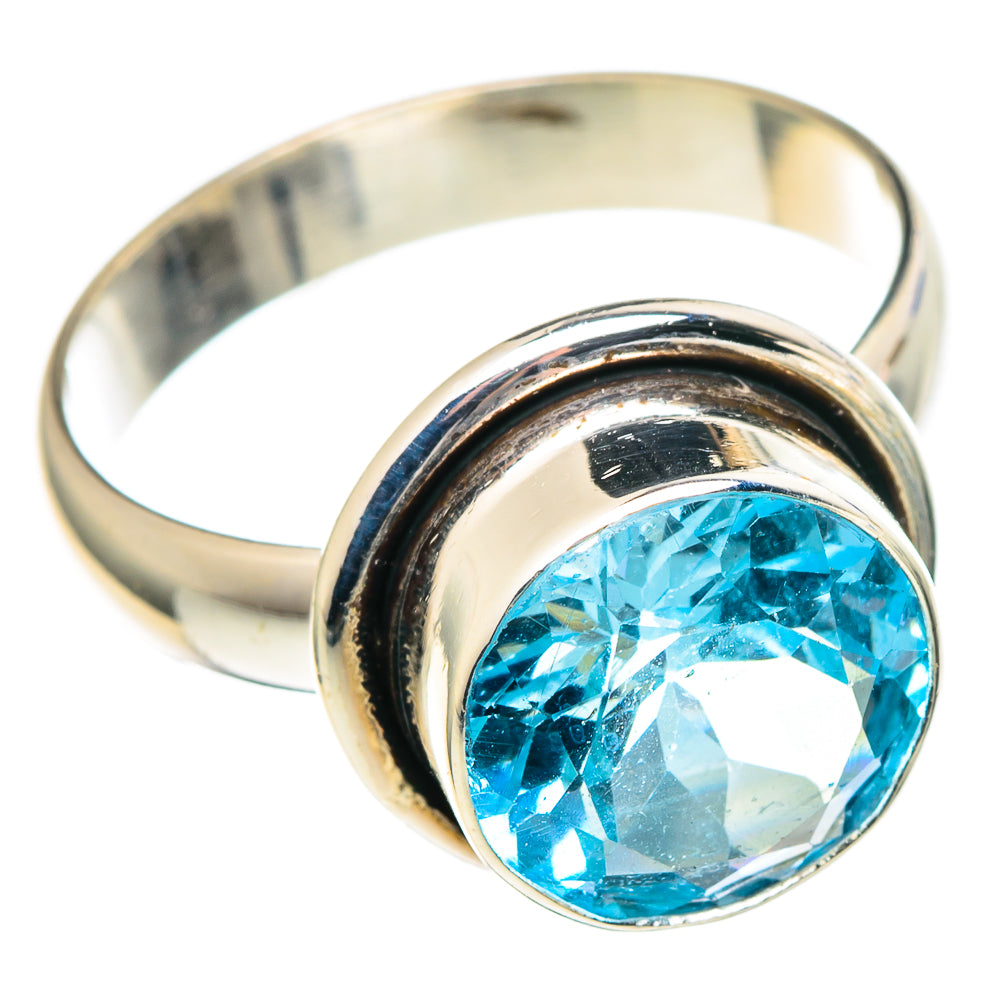 Blue Topaz Rings handcrafted by Anasilvercos - RING97408 - Photo 2