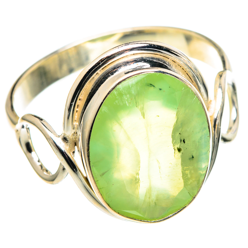 Prehnite Rings handcrafted by Anasilvercos - RING97410