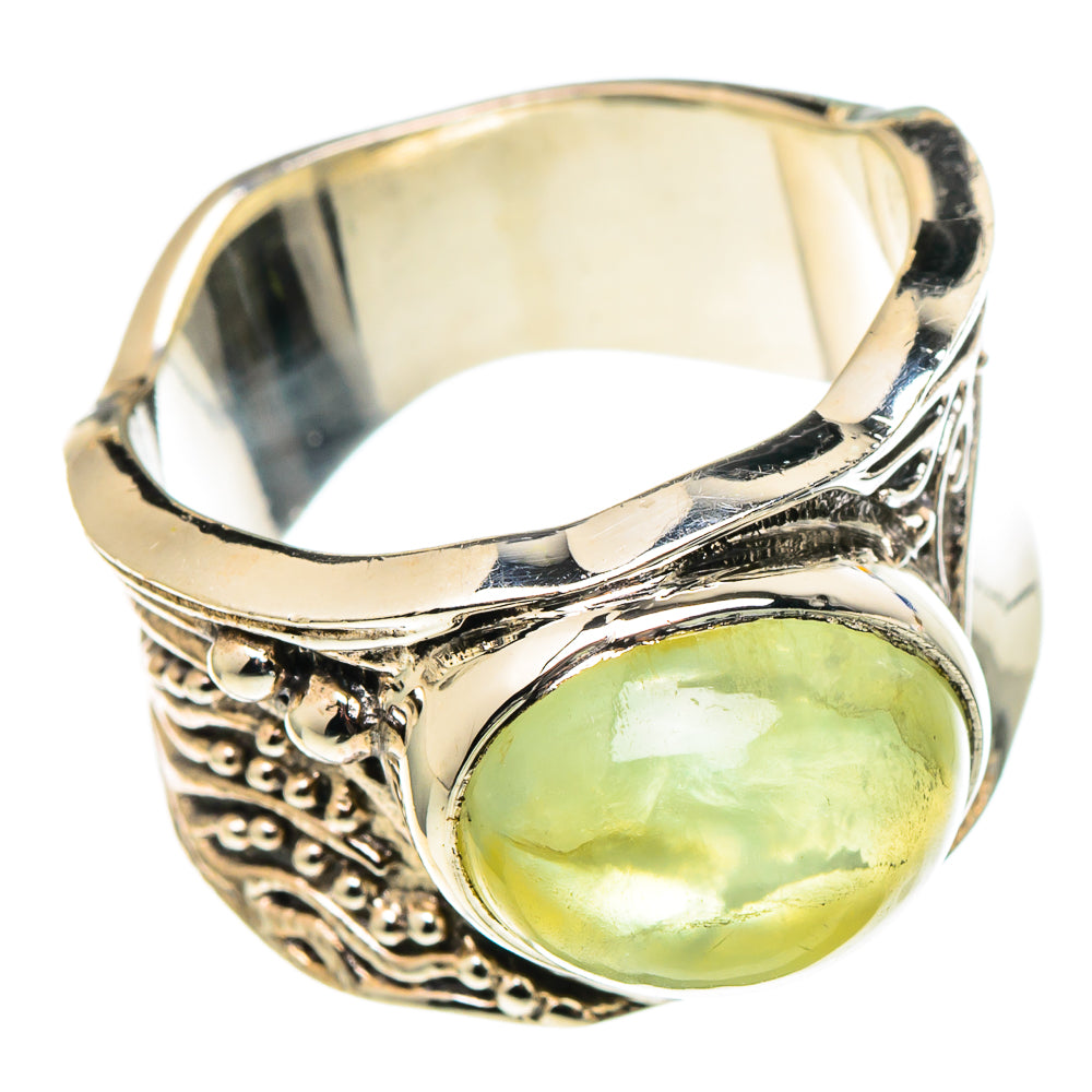 Prehnite Rings handcrafted by Anasilvercos - RING97412 - Photo 2