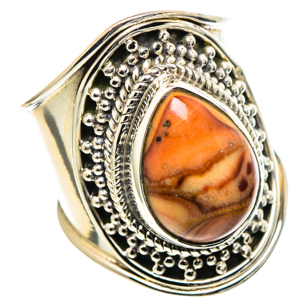 Mookaite Rings handcrafted by Anasilvercos - RING97414 - Photo 2