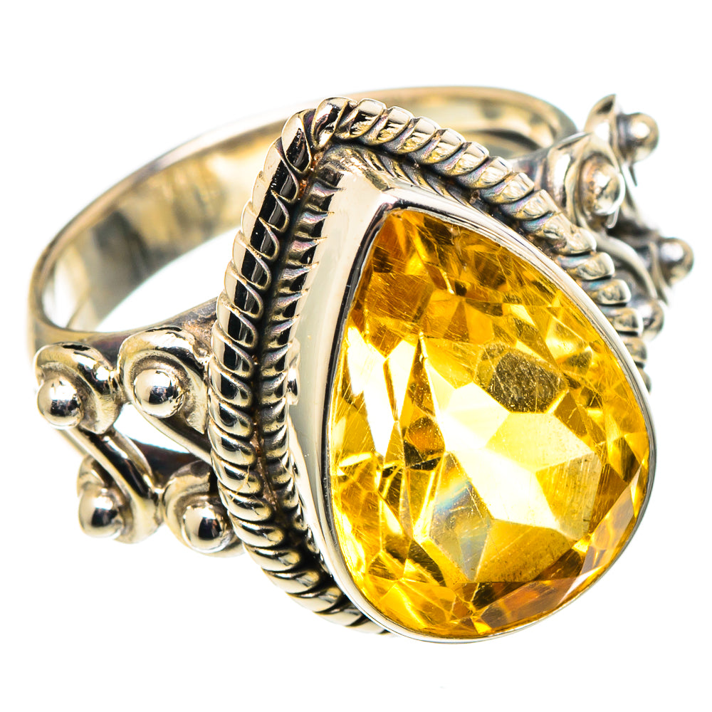 Citrine Rings handcrafted by Anasilvercos - RING97416