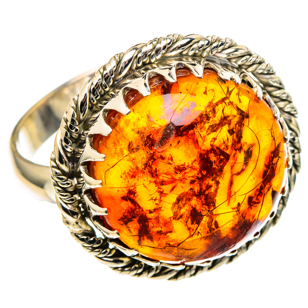 Baltic Amber Rings handcrafted by Anasilvercos - RING97418