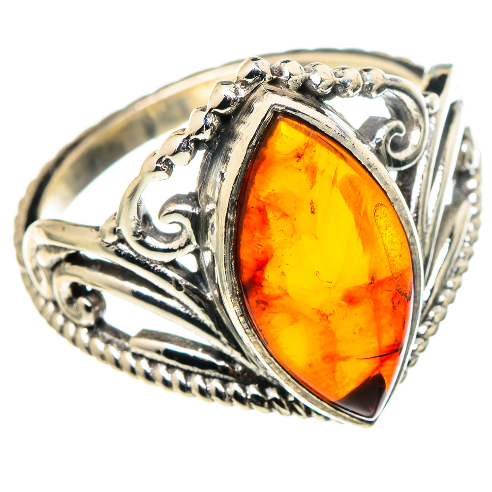 Baltic Amber Rings handcrafted by Anasilvercos - RING97419