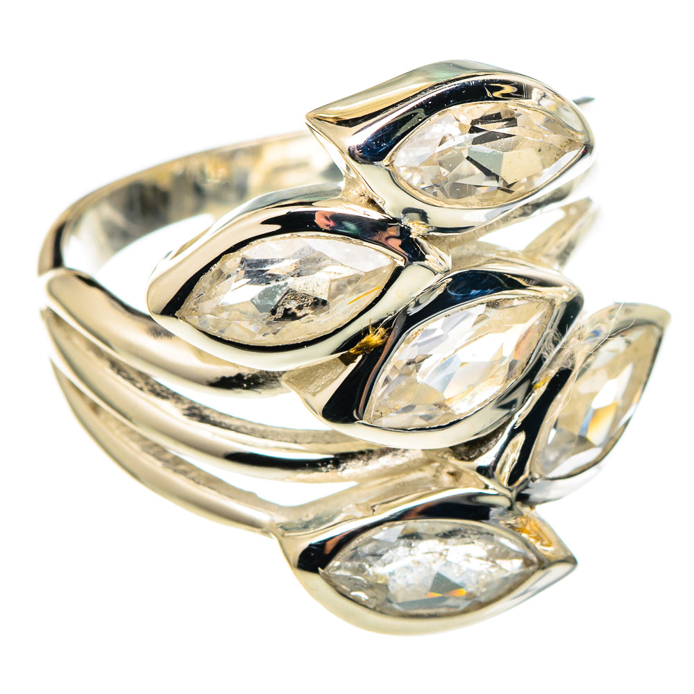 White Quartz Rings handcrafted by Anasilvercos - RING97432
