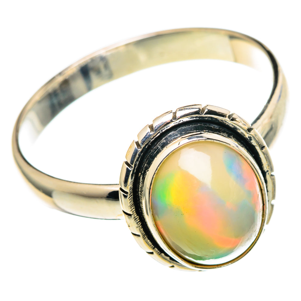 Ethiopian Opal Rings handcrafted by Anasilvercos - RING97434