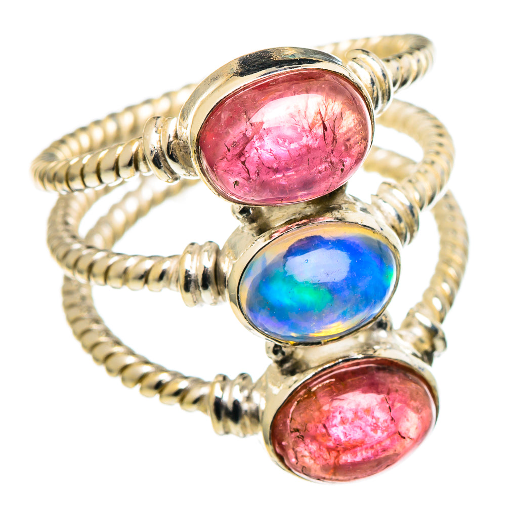 Ethiopian Opal Rings handcrafted by Anasilvercos - RING97437
