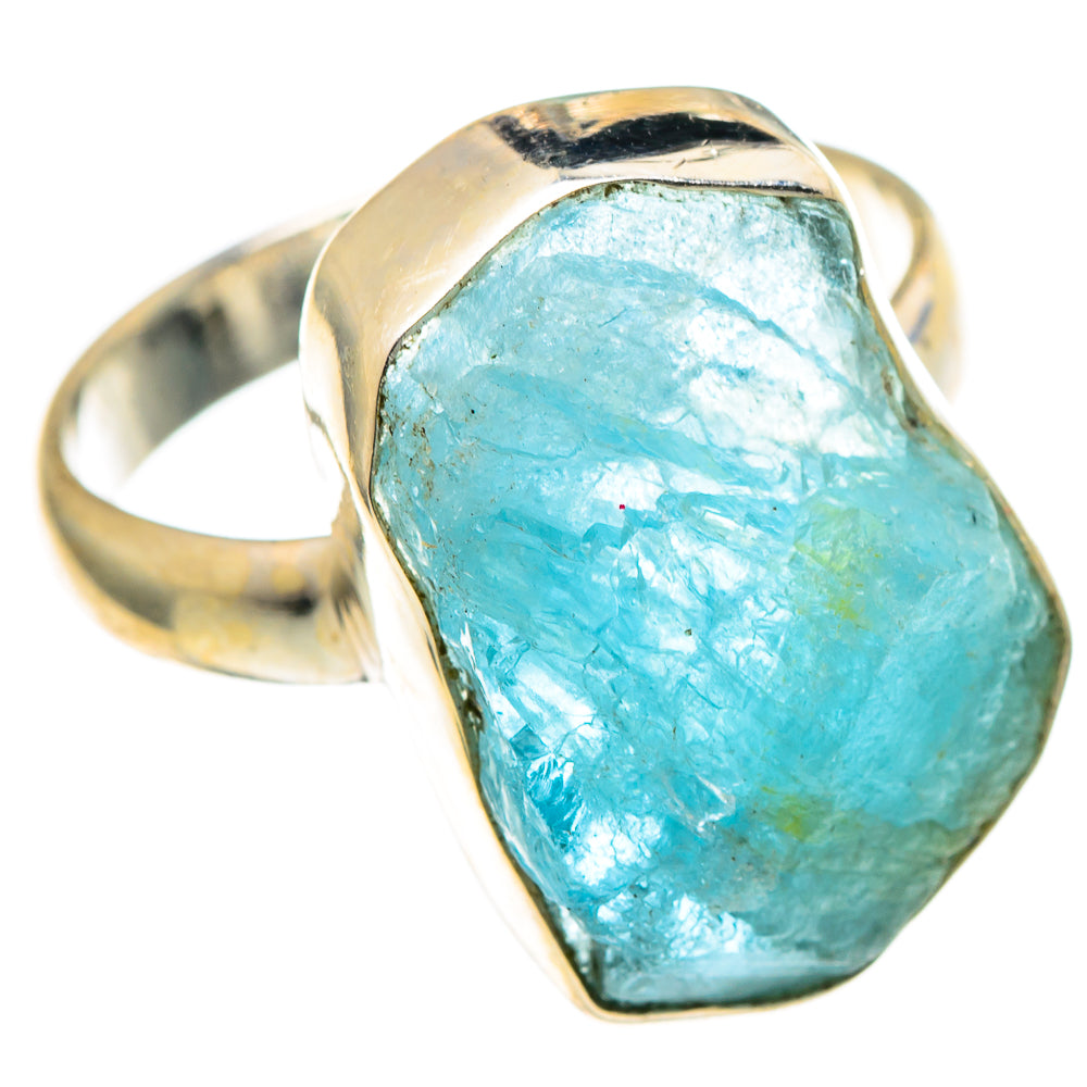Aquamarine Rings handcrafted by Anasilvercos - RING97438