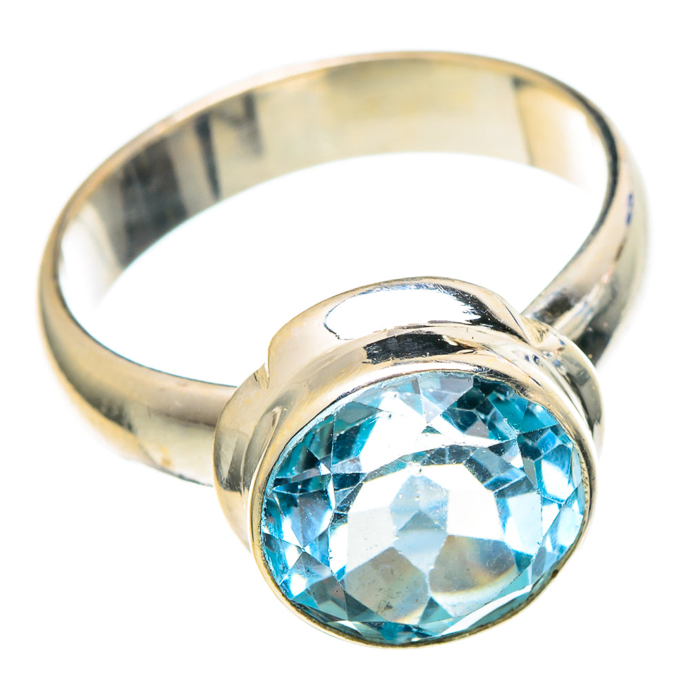 Blue Topaz Rings handcrafted by Anasilvercos - RING97444 - Photo 2
