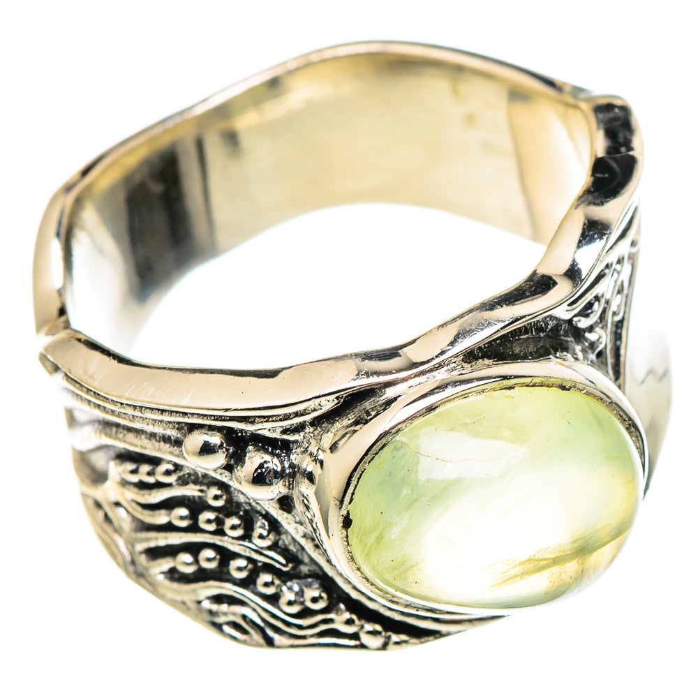 Prehnite Rings handcrafted by Anasilvercos - RING97446 - Photo 2
