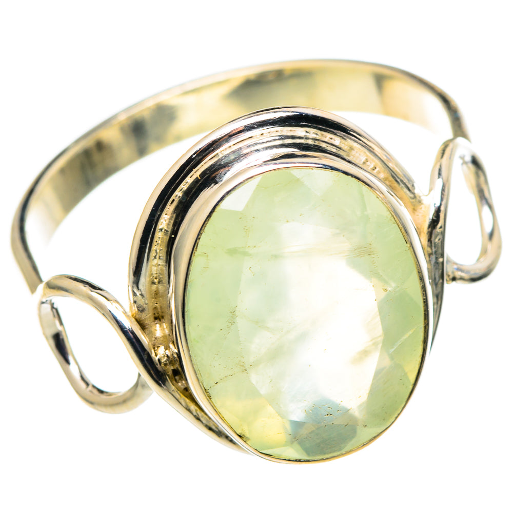 Prehnite Rings handcrafted by Anasilvercos - RING97448