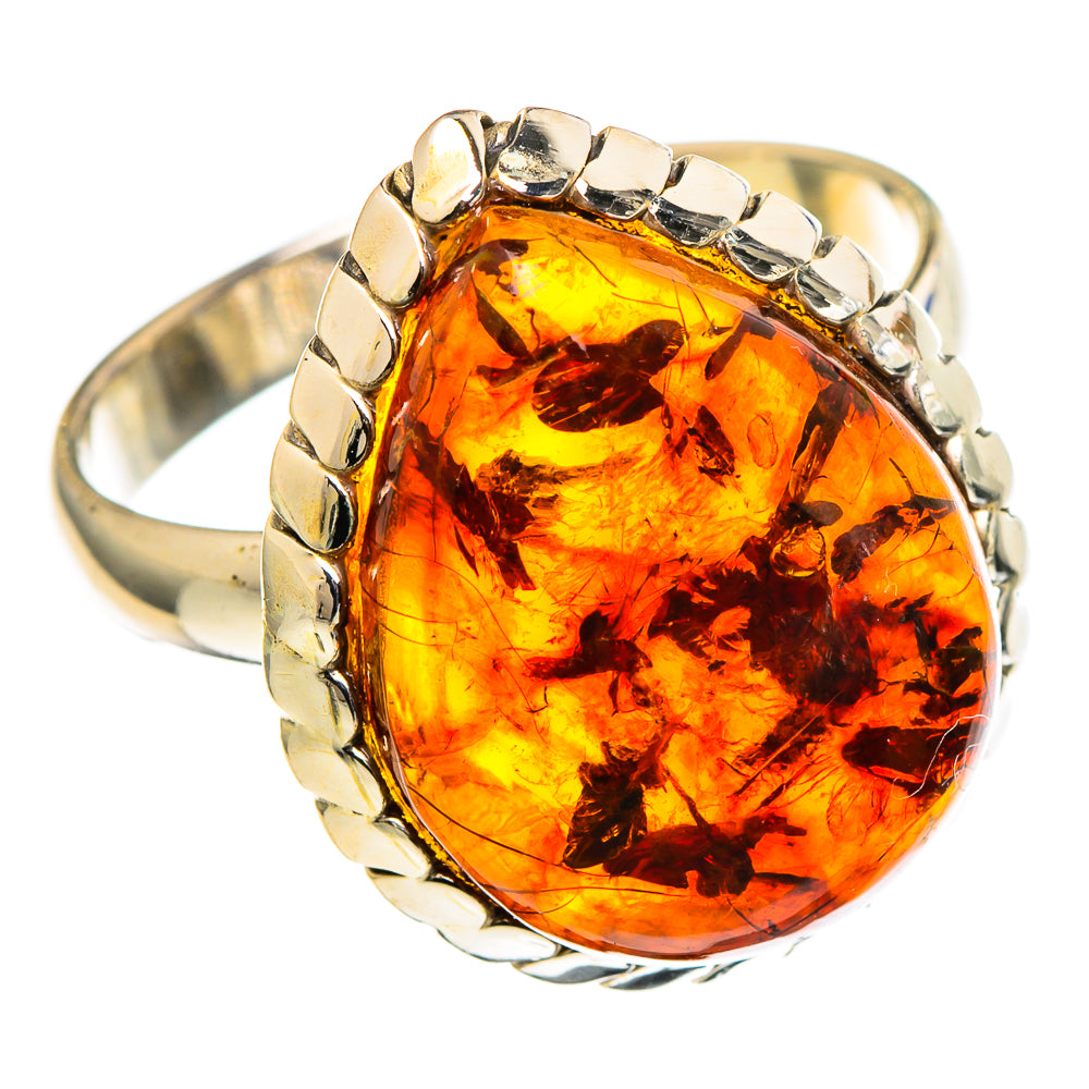 Baltic Amber Rings handcrafted by Anasilvercos - RING97452