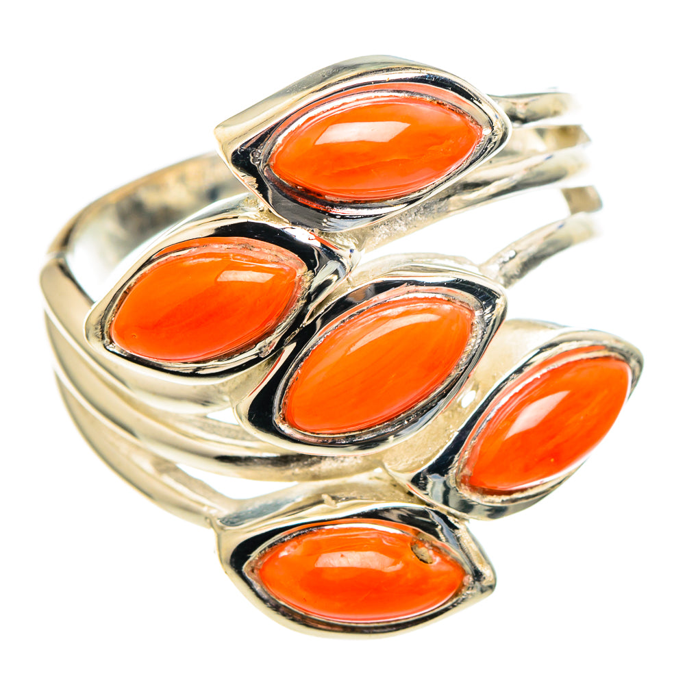 Carnelian Rings handcrafted by Anasilvercos - RING97456
