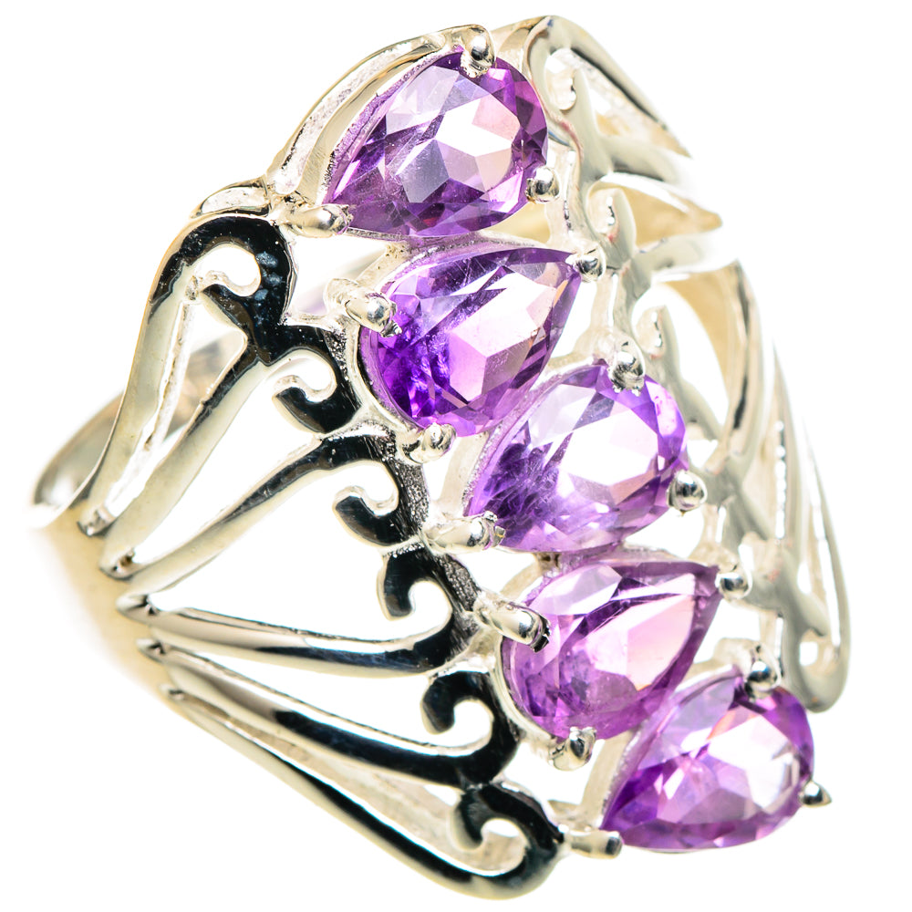 Amethyst Rings handcrafted by Anasilvercos - RING97458