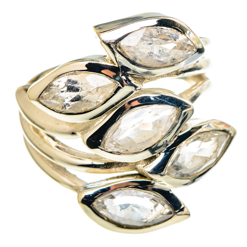 White Quartz Rings handcrafted by Anasilvercos - RING97465