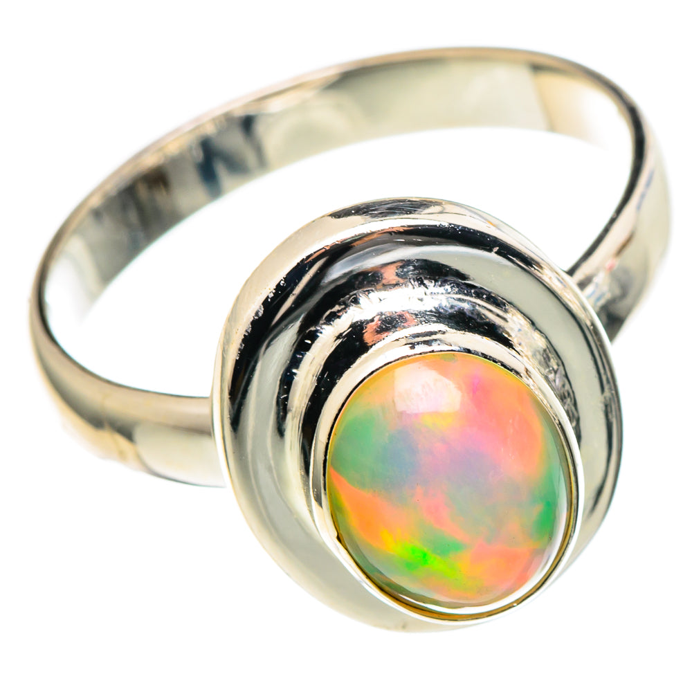 Ethiopian Opal Rings handcrafted by Anasilvercos - RING97468