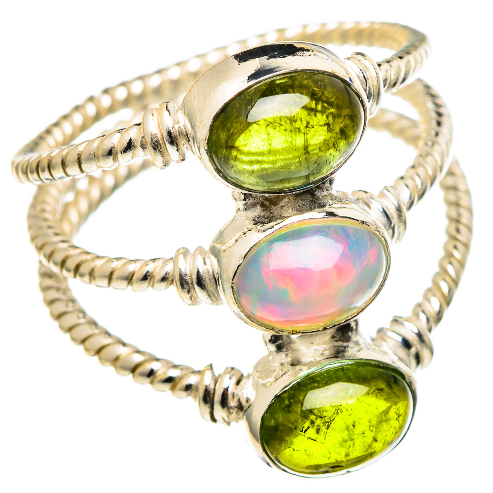 Ethiopian Opal Rings handcrafted by Anasilvercos - RING97469