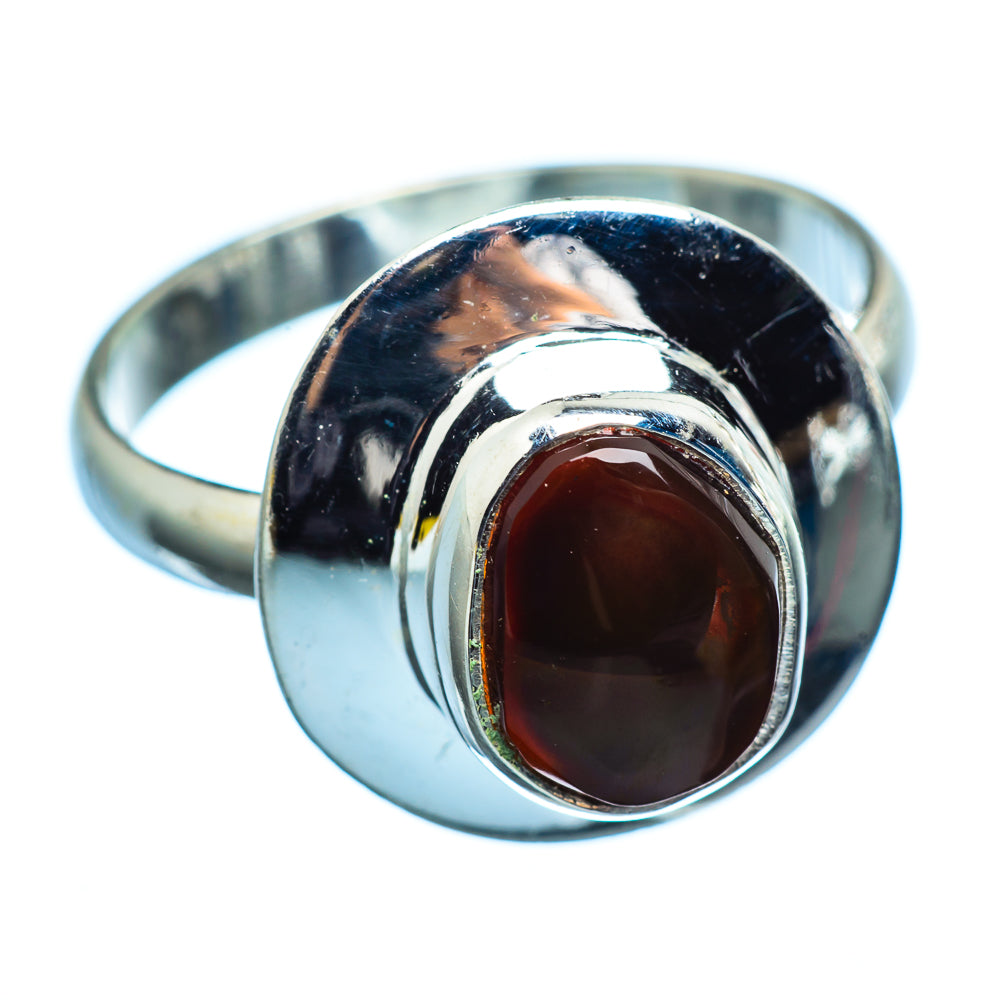 Mexican Fire Agate Rings handcrafted by Anasilvercos - RING974828