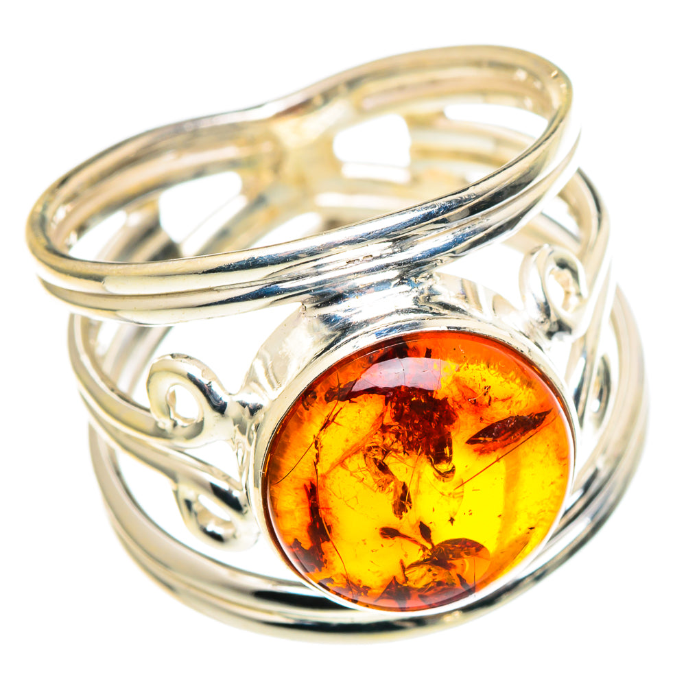 Baltic Amber Rings handcrafted by Anasilvercos - RING97484