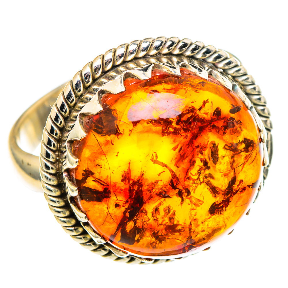 Baltic Amber Rings handcrafted by Anasilvercos - RING97485