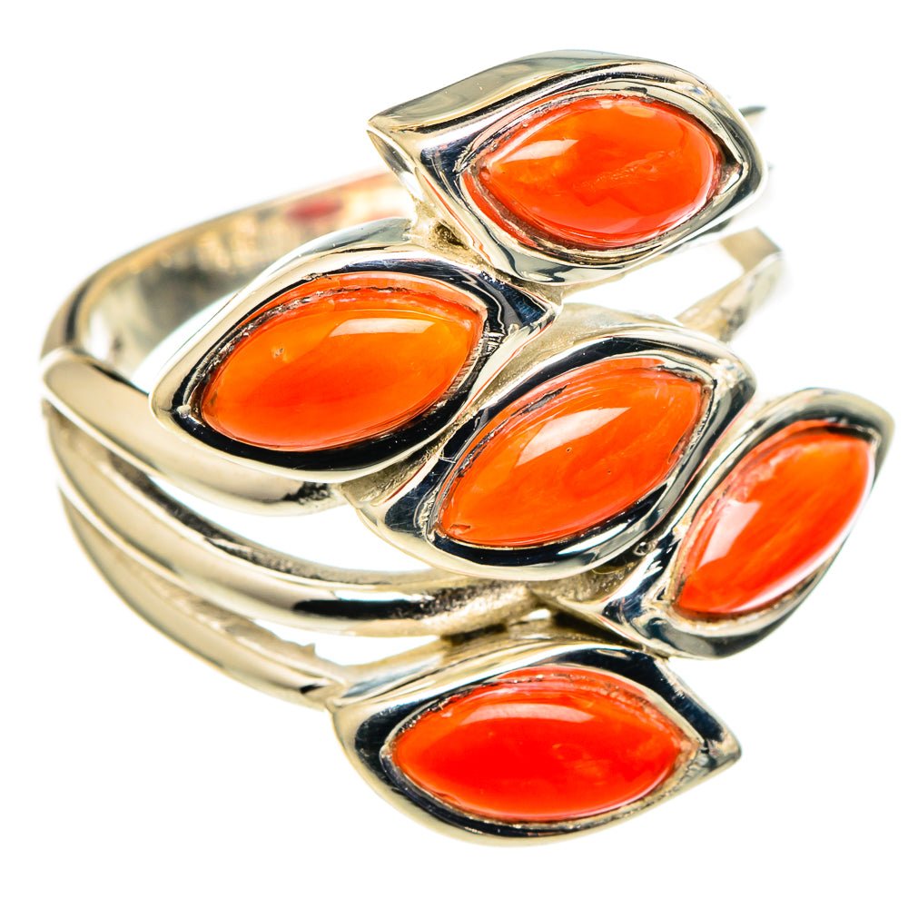 Carnelian Rings handcrafted by Anasilvercos - RING97488