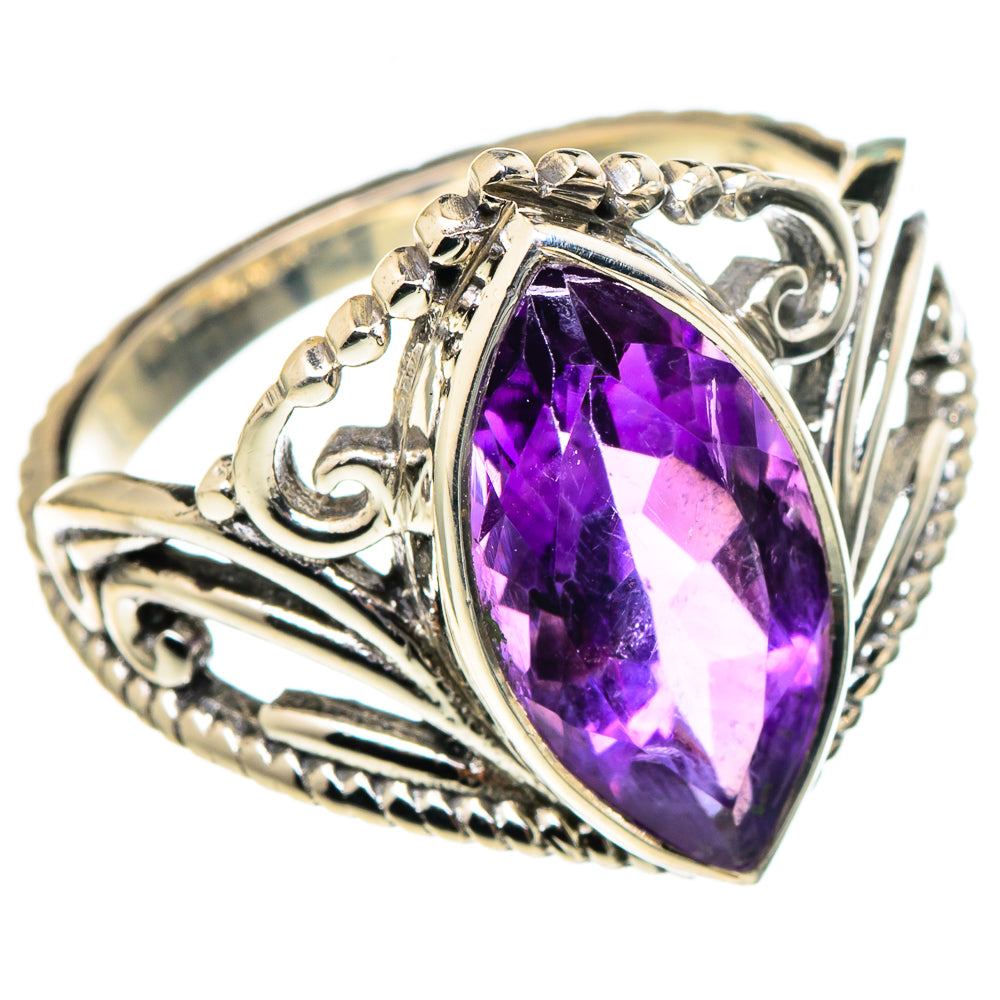 Amethyst Rings handcrafted by Anasilvercos - RING97493