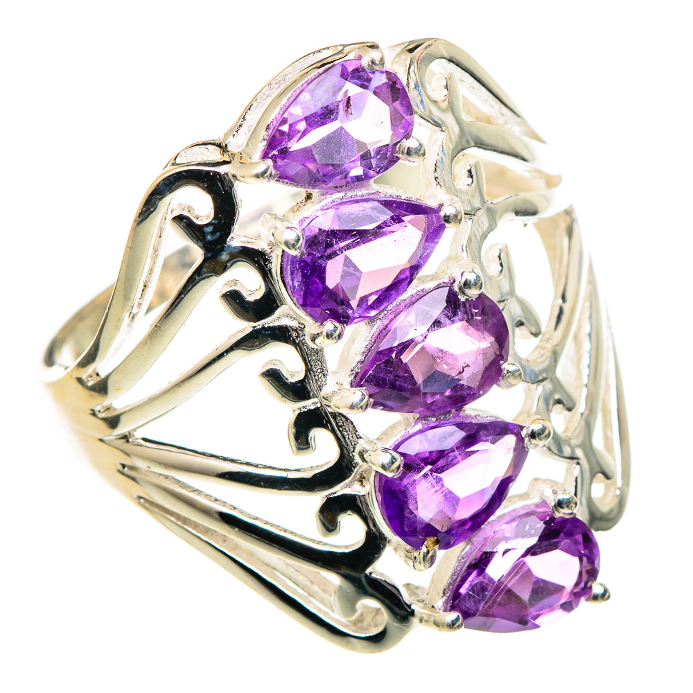 Amethyst Rings handcrafted by Anasilvercos - RING97494